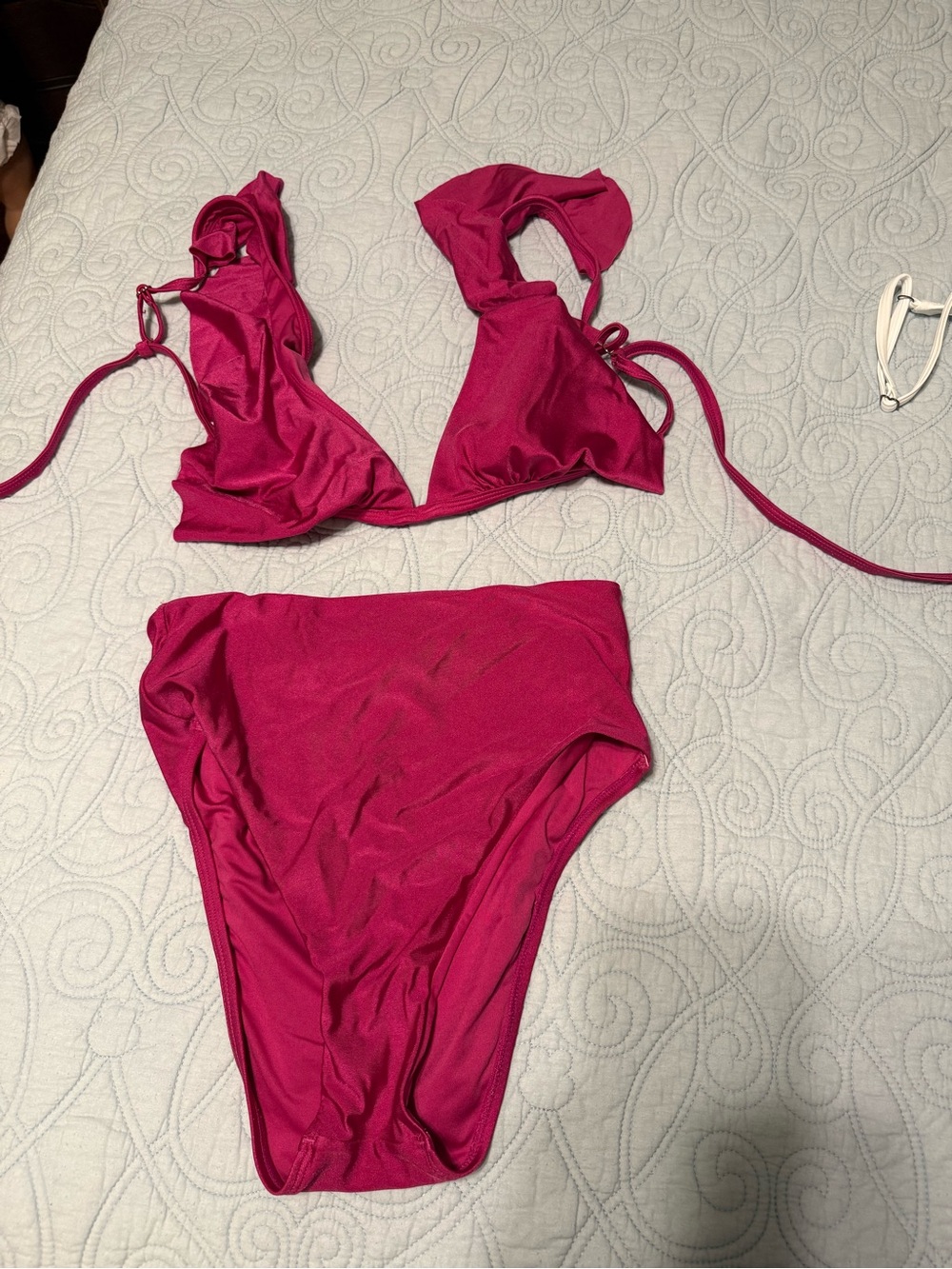 Chelsea & Violet Magenta Bikini Top